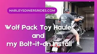 Wolf Pack Toy Hauler and my BOLT IT ON wheel chocks Install