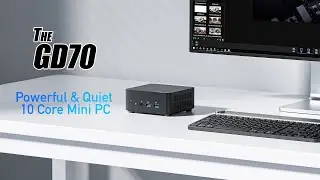 The All-New GD70 Is A FAST & Quiet 10 Core Mini PC By KODLIX