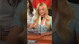 Paris Hilton talks abuse at residential treatment facilities for youth #Shorts