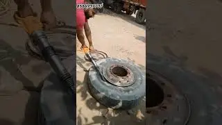 Truck rim bead breaker machine 8586939707 #shortvideo #youtubeshorts #shorts #shortsfeed #viralvideo