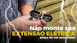 Como fazer extens&atilde;o el&eacute;trica - cabo de EXTENS&Atilde;O EL&Eacute;TRICA #eletricidade #eletricista