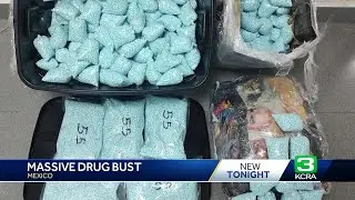 Mexico drug bust ends with 3 tons of meth, 530,000 fentanyl pills seized
