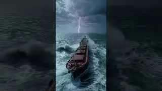 Helicopter Records Ferry Dancing on Death! #ship #shortsviral #helicopter