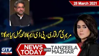 Arrest of Maryam -What will be the strategy of PDM ? | News Today with Tanzeela Mazhar