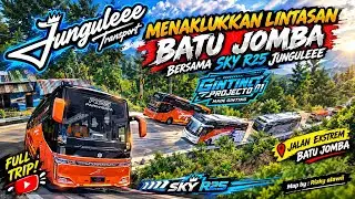 Melewati jalur BATU JOMBA dengan bus skylander r25 tronton 🤩😁