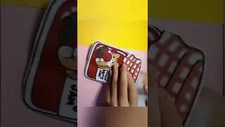 Strawberry Jam Squishy book #diy #squishybook #pinkchudiy