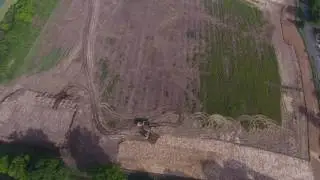 Drone film of Halstead Oak Road development 22dn May 2017