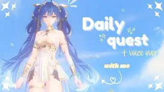 📌 Daily quest + voiceover (cozy wuwa gameplay)