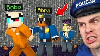 BOBO TRAFIŁ do WIĘZIENIA na DOŻYWOCIE ale UCIEKŁ GDY NIKT NIE PATRZYŁ&hellip; 😡 w Minecraft!