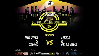 🔥🎤 Batalha de MC’s Duplas| QTR JOTA & JAMAL x ANJOS & GB DA RIMA |Semifinal |Roda Cultural do Méier🔥