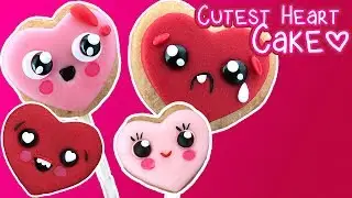 Cutest Cake Ever! Super Cute Heart Themed Cake and Cookie Pops