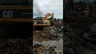 construction of madena Island  Road in Jacob town chicken fram COMMUNITY