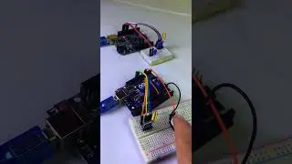 Wireless LED ON/OFF with Arduino & LoRa Module #shorts