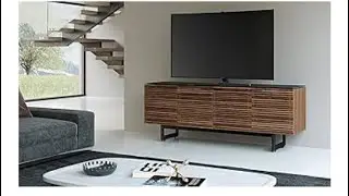 🔥BEST SELLER!!🔥 Quad-Width Tall Media Cabinet, Natural Walnut #tvstands #home #furniture #livingroom