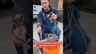 Cheap & Easy fix for broken trailer wiring #tools #wiring #electrical #reno ren