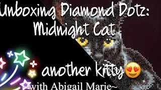Unboxing Diamond Dotz: Midnight Cat        another kitty😍