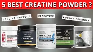 5 Best Creatine Brands in India 2025 | Best Creatine for Muscle Gain for Beginners