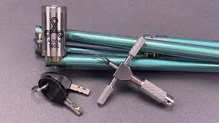 [1063] $180 Titanium Bike Lock Picked (Altor 560G)