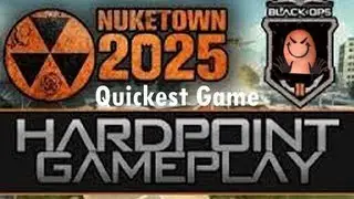 Black Ops 2 Mutliplayer | Quickest Game Of Hardpoint LOL