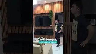 Adesivo de parede painel Ripado