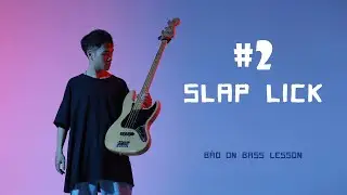 #2 Slap Bass Licks // Bao's Bass Lessons (tab) - A minor
