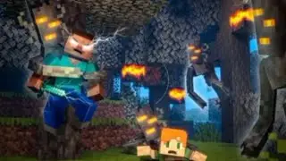 Steve & Alex animation sad story #minecraft #sadstory #alexandstevelife #minecraftstory