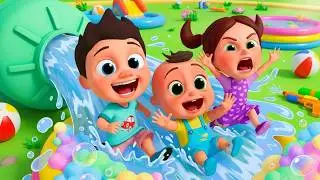 Su Oyunu Şarkısı 💦 Komik Çocuk Şarkısı ve Daha Fazla Eğlenceli Çizgi Film 😄 Mini Mini Kids