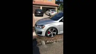Cleaning my reflex silver metallic MK7 GTI