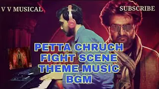PETTA CHRUCH FIGHT SCENE THEME MUSIC BGM V V MUSICAL VETRIVEL