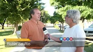 Robin del Rio,  intendente de Luis Beltrán, en Río Negro