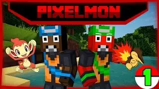 Shiny Starters! | Pixelmon Episode 1