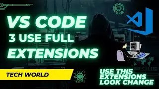 VS CODE 3 USE FULL EXTENSIONS. #VS CODE #tech  #technology  #coding