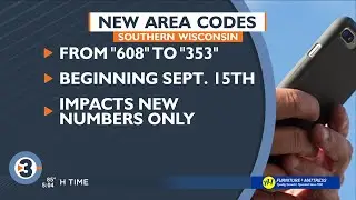 Some phone customers in Wisconsin will be assigned new 353 area code in mid-September