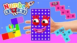 Numberblocks 60 Puzzle is Mathlink ASMR SPACE Fanmade Animation -Satisfying Video !