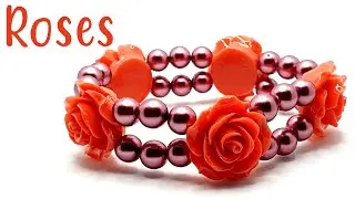 Rose Elastic Bracelet - Day 10 - 12 days of Christmas 2021