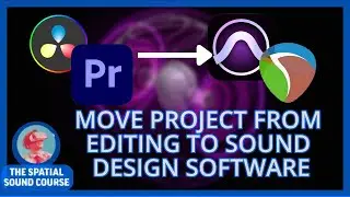 🎵 Move project from Premiere to a DAW Station for Spatial Mix 🎵#ambisonic #spatialaudio #3dsound