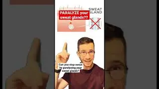 This is actually how Botox works! #sweatyhands #hyperhidrosis #botox
