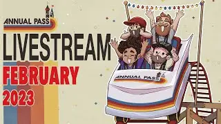 The BEST Video Game Theme Park Ride?! - Annual Pass Feb 2023 Live Stream