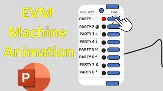EVM Machine Animation in PowerPoint #ppt #powerpoimt #evm #vvpat #animation