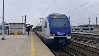 Прибуття електропоїзда Stadler FLIRT3 ED160-024 на ст. Warszawa Wschodnia