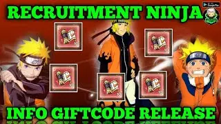 RECRUITMENT NINJA AND WHEN GIFTCODE RELEASE NINJA DUEL | NINJA LEGEND IDLE