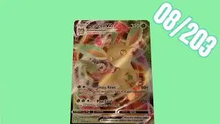 JUST GOT THE LEAFEON VMAX CARD! (Set number 08/203)