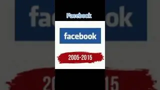 Facebook logo evolution #logoevolution #facebook #subscribe #comment