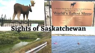 ROAD TRIP TO THE WORLD'S TALLEST MOOSE | WAKAMOW VALLEY AND MANITOU BEACH