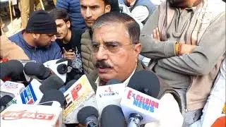 Sangarsh Samiti Youth Wing stages protest outside Civil Secretariat