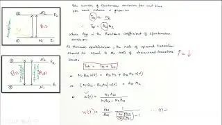 Laser: Einstein's A and B coefficients : Undergraduate Physics  : Engineering Physics