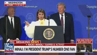 Soggetto Quaranta | Nicki Minaj Trump Speech &ldquo;I am probably the presidents number one fan&rdquo;