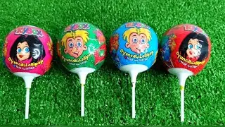 ASMR Most Popular Candys/Some lots of colorful rainbow lollipops bonbons/ unpacking Chocolate eat