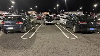 Costco's extra-wide parking stalls