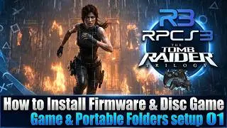 Tomb Raider Trilogy RPCS3 4K PC | Install Firmware & Disc Game